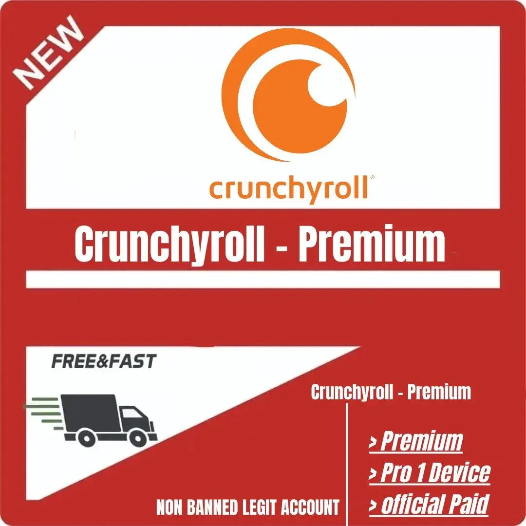 Crunchyroll Premium Account | Stream Anime | No VPN | Pakistan's Best Price